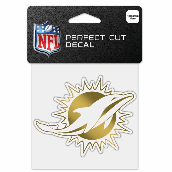 Miami Dolphins Decal 4x4 Perfect Cut Supply - Image 2