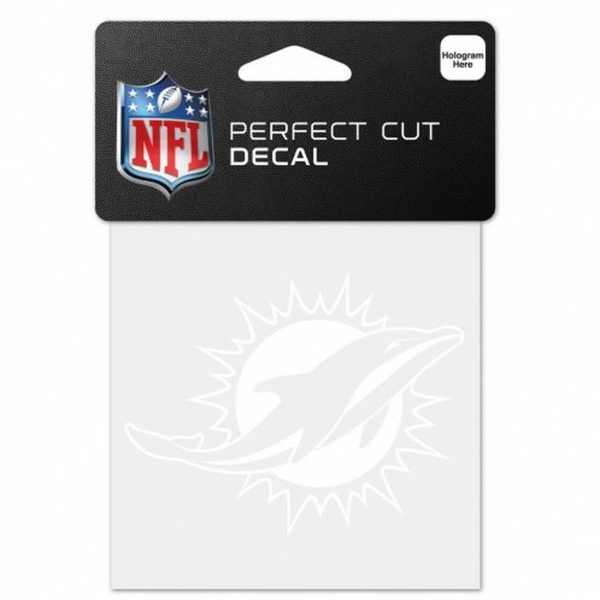 Miami Dolphins Decal 4x4 Perfect Cut Supply