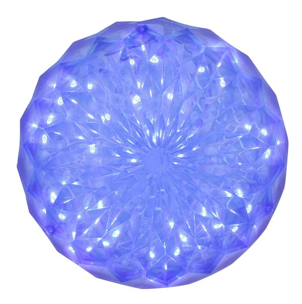 30 Light x 6  LED Blue Crystal Ball Outdoor Discount